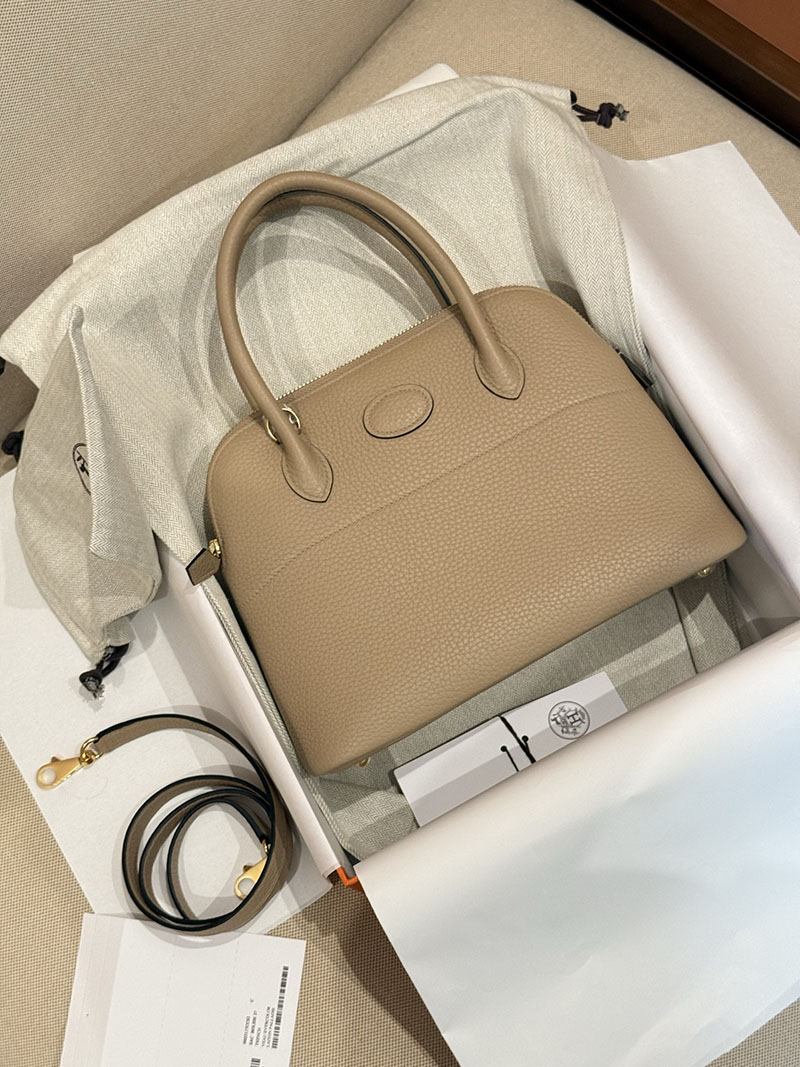 エルメスコピー ボリード27 定価 HERMES ボリード27 トレンチ トリヨンクレマンス ゴールド金具 2524132 - 画像 (6)