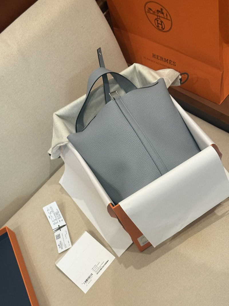 エルメスコピー ピコタンMM 定価 HERMES ピコタンロック 22 MM グリパンタン トリヨンクレマンス シルバー金具 2524157 - 画像 (6)