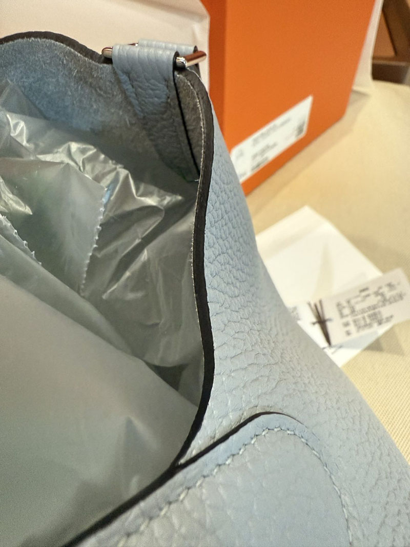 エルメスコピー ピコタンMM 定価 HERMES ピコタンロック 22 MM グリパンタン トリヨンクレマンス シルバー金具 2524157 - 画像 (5)