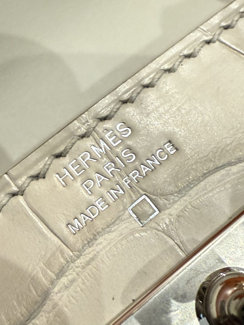 エルメスコピー HERMES コンスタンスロング トゥーゴー ベトン クロコダイル アリゲーターマット シルバー金具 2524179 - 画像 (9)