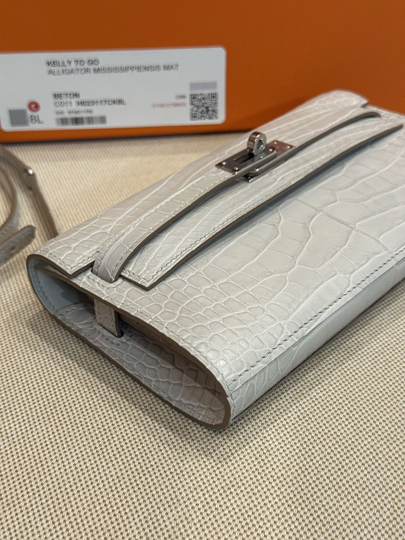 エルメスコピー HERMES コンスタンスロング トゥーゴー ベトン クロコダイル アリゲーターマット シルバー金具 2524179 - 画像 (18)