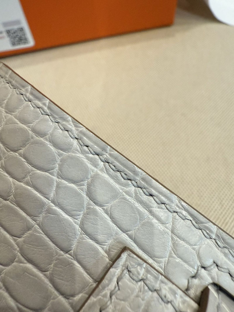 エルメスコピー HERMES コンスタンスロング トゥーゴー ベトン クロコダイル アリゲーターマット シルバー金具 2524179 - 画像 (13)