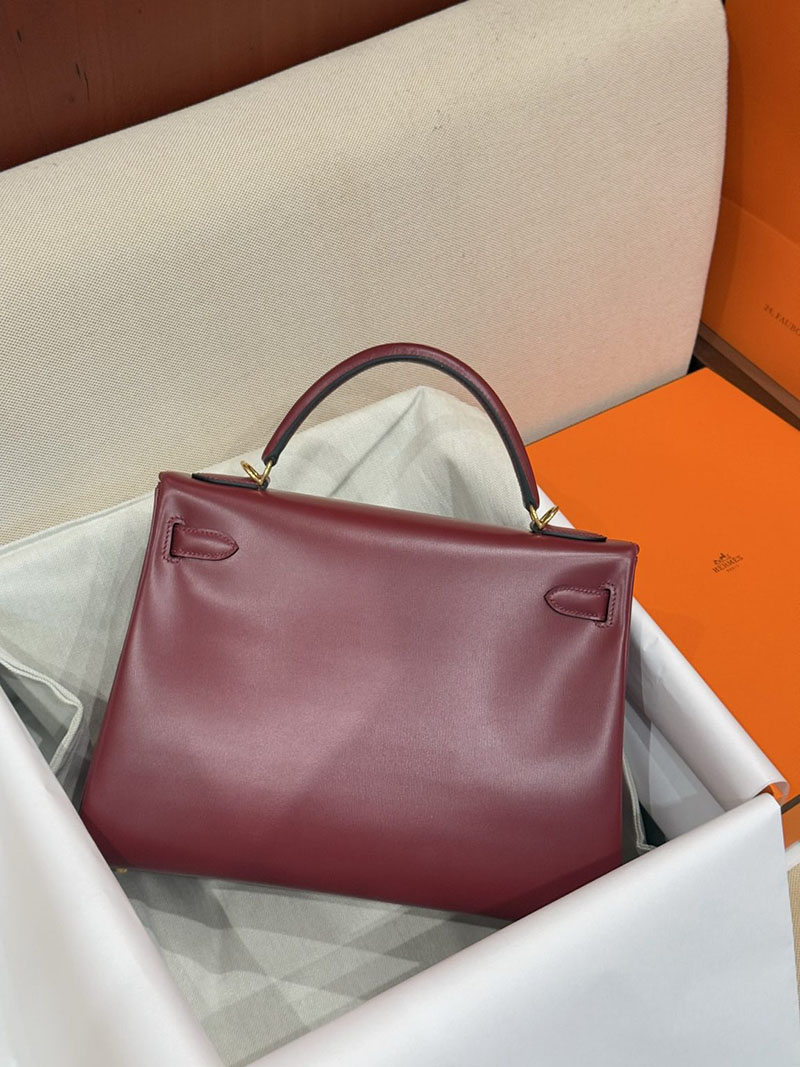 エルメスコピー ケリー32 定価 HERMES ケリー32/内縫 ルージュアッシュ スイフト ゴールド金具 2524180 - 画像 (6)