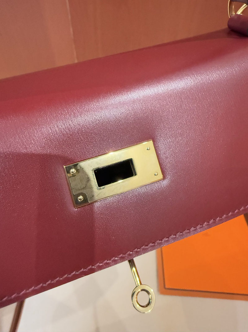 エルメスコピー ケリー32 定価 HERMES ケリー32/内縫 ルージュアッシュ スイフト ゴールド金具 2524180 - 画像 (4)