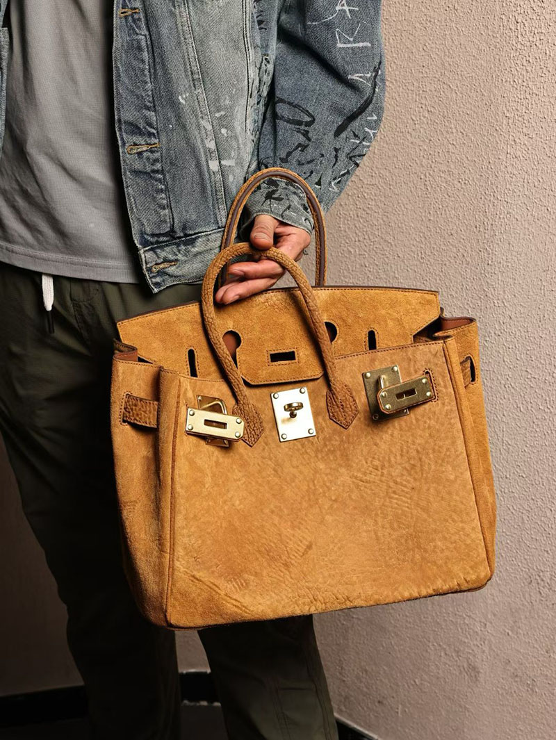 エルメスコピー バーキン35 定価 HERMES バーキン35 セサミ コードバン ゴールド金具 2524190 - 画像 (4)