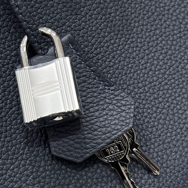 エルメス 定価 バーキン HERMES バーキン25 ブルーニュイ トゴ