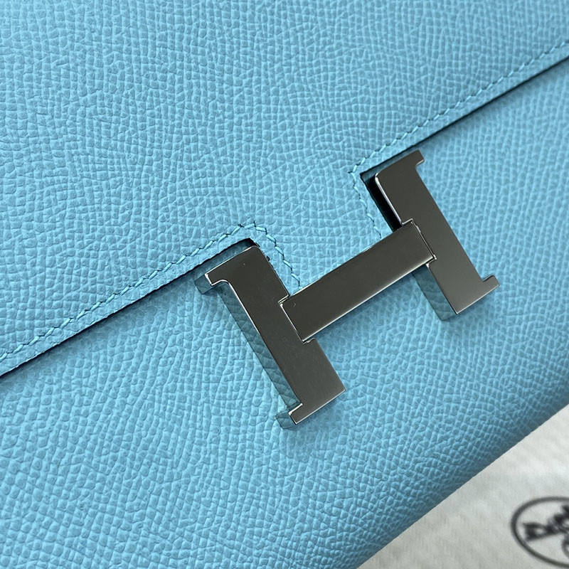 エルメス コンスタンス ロング 定価 HERMES コンスタンスロング トゥーゴー ブルーアトール ヴォーエプソン シルバー金具 2524232 - 画像 (2)