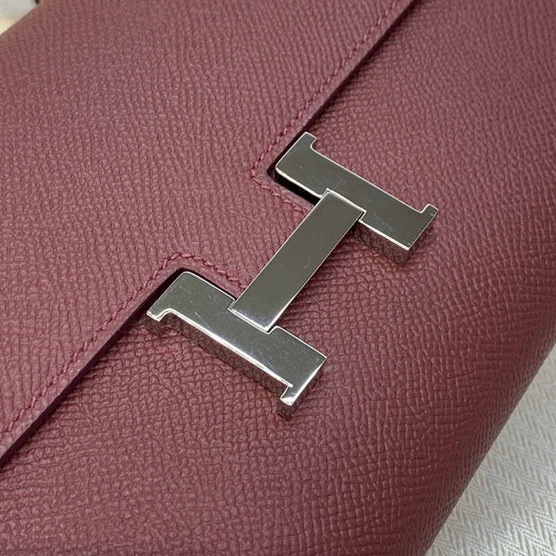 エルメス コンスタンス ロング 定価 HERMES コンスタンスロング トゥーゴー ブルゴーニュ ヴォーエプソン シルバー金具 2524233 - 画像 (2)