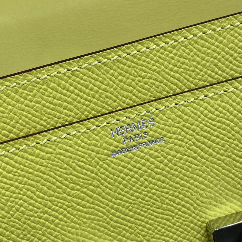 エルメス コンスタンス ロング 定価 HERMES コンスタンスロング トゥーゴー ジョーヌプッサン ヴォーエプソン シルバー金具 2524234 - 画像 (5)