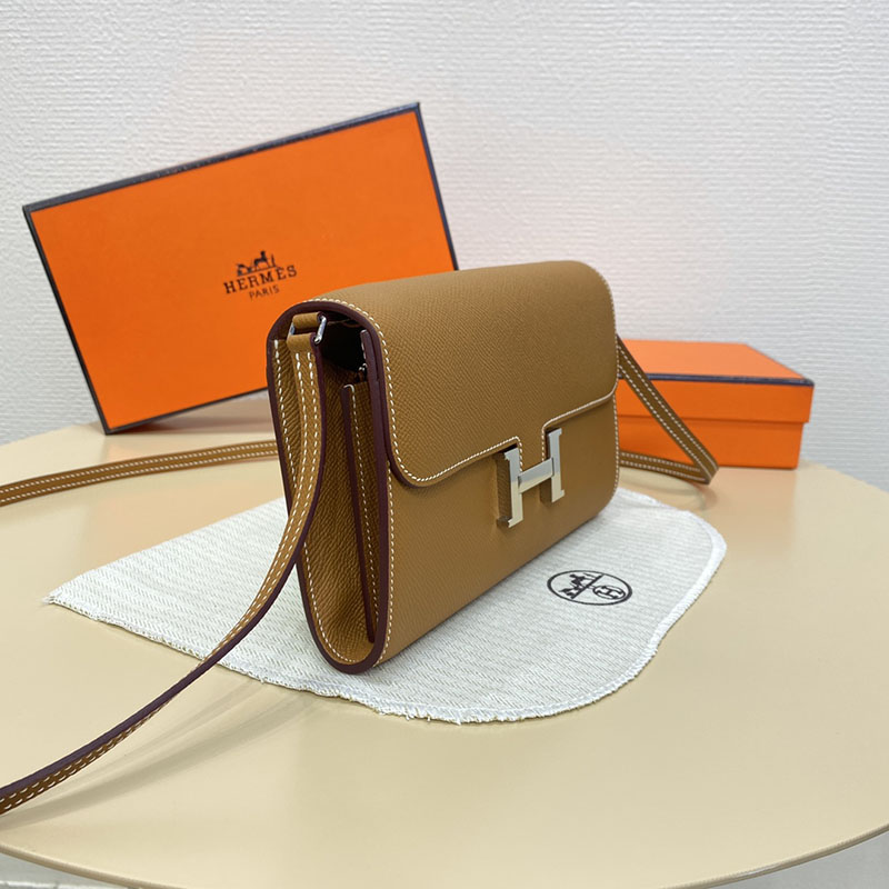 エルメス コンスタンス ロング 定価 HERMES コンスタンスロング トゥーゴー ゴールド ヴォーエプソン シルバー金具 2524236 - 画像 (7)