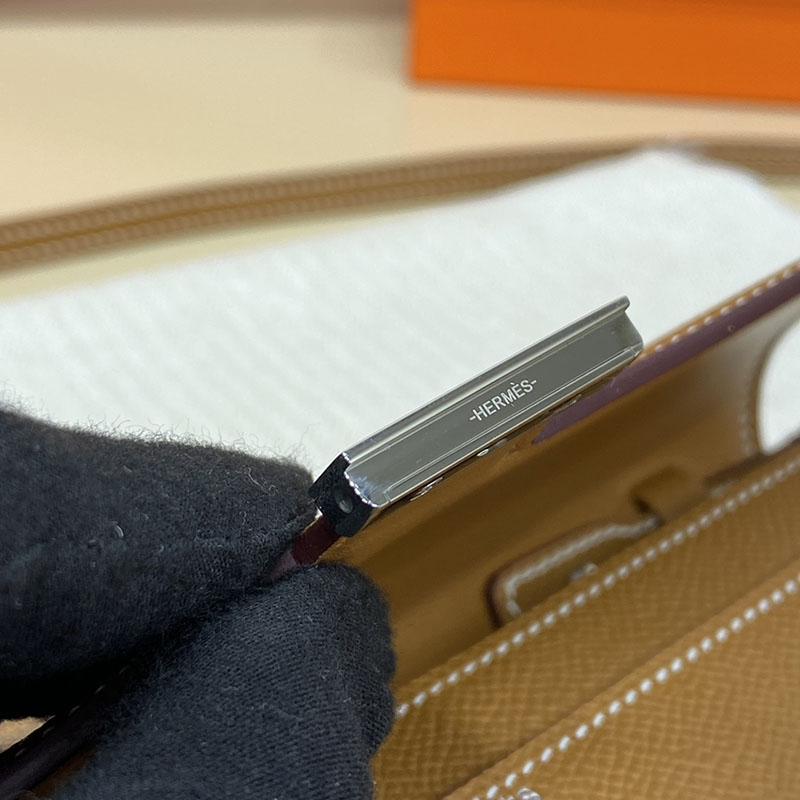 エルメス コンスタンス ロング 定価 HERMES コンスタンスロング トゥーゴー ゴールド ヴォーエプソン シルバー金具 2524236 - 画像 (6)