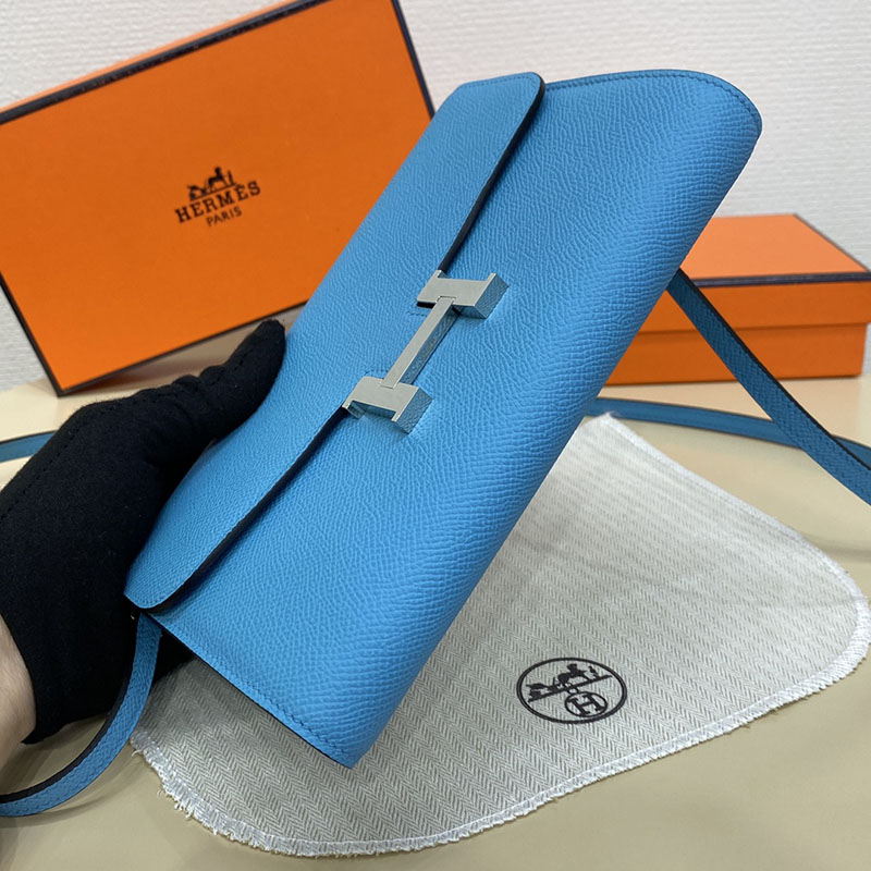 エルメス コンスタンス ロング 定価 HERMES コンスタンスロング トゥーゴー ブルードノール ヴォーエプソン シルバー金具 25242526 - 画像 (6)
