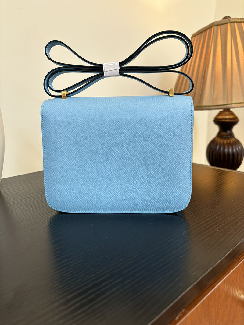 エルメス コンスタンス 超N品 HERMES コンスタンス3 ミニ ターコイズ ヴォーエプソン ゴールド\シルバー金具 2524275 - 画像 (8)
