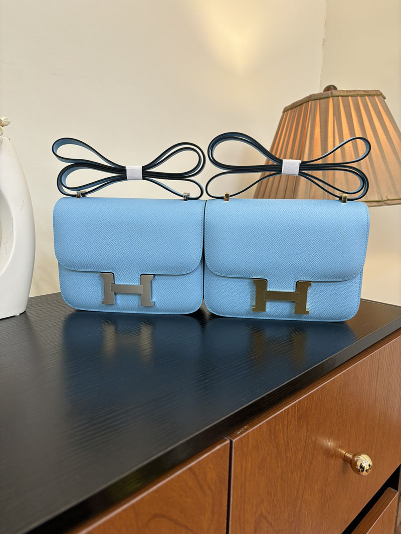 エルメス コンスタンス 超N品 HERMES コンスタンス3 ミニ ターコイズ ヴォーエプソン ゴールド\シルバー金具 2524275 - 画像 (7)