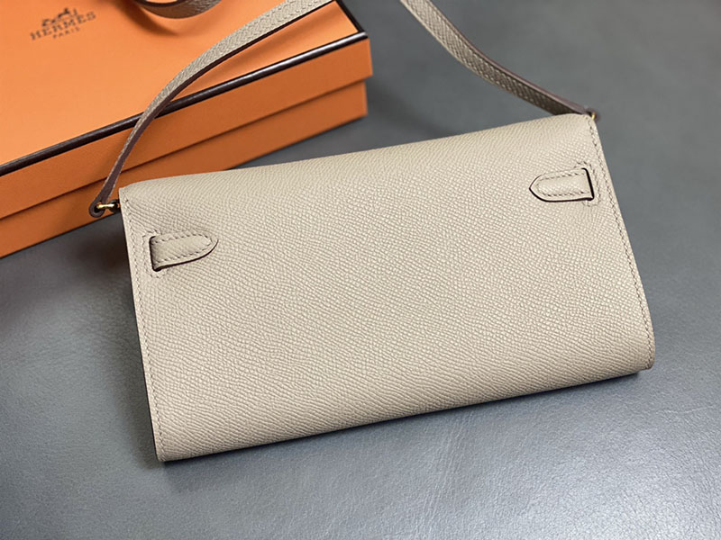 エルメス ケリーウォレット ロング 定価 HERMES ケリーウォレット ロング トゥーゴー トレンチ ヴォーエプソン ゴールド金具 2524326 - 画像 (7)