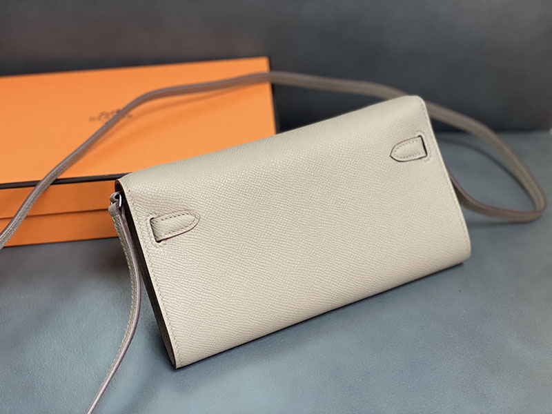 エルメス ケリー トゥー ゴー 定価 HERMES ケリーウォレット ロング トゥーゴー トレンチ ヴォーエプソン シルバー金具 2524327 - 画像 (7)