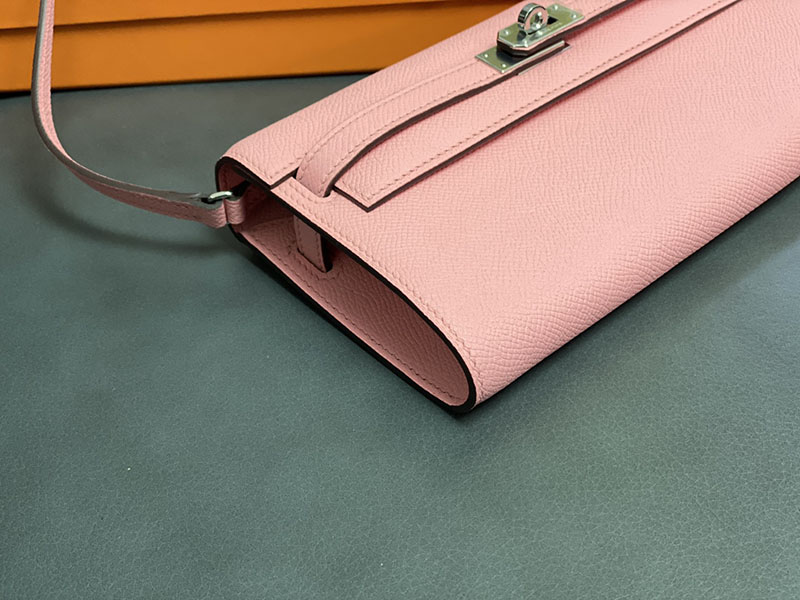 エルメス ケリー トゥー ゴー 定価 HERMES ケリーウォレット ロング トゥーゴー ローズサクラ ヴォーエプソン シルバー金具 2524329 - 画像 (9)