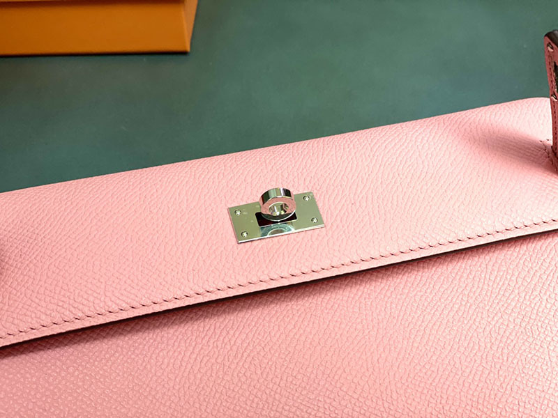 エルメス ケリー トゥー ゴー 定価 HERMES ケリーウォレット ロング トゥーゴー ローズサクラ ヴォーエプソン シルバー金具 2524329 - 画像 (6)