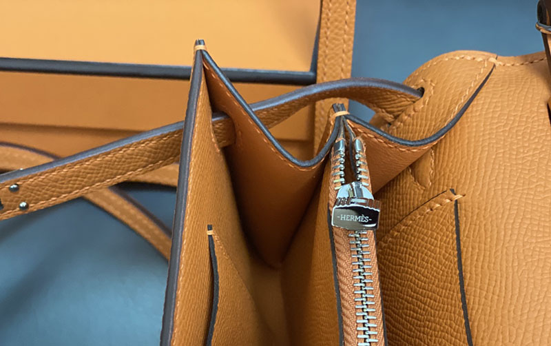 エルメス ケリー トゥー ゴー 定価 HERMES ケリーウォレット ロング トゥーゴー オレンジ ヴォーエプソン シルバー金具 2524332 - 画像 (5)