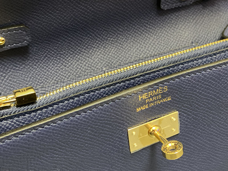 エルメス ケリーウォレット ロング 定価 HERMES ケリーウォレット ロング トゥーゴー ブルーブライトン ヴォーエプソン ゴールド金具 2524335 - 画像 (6)