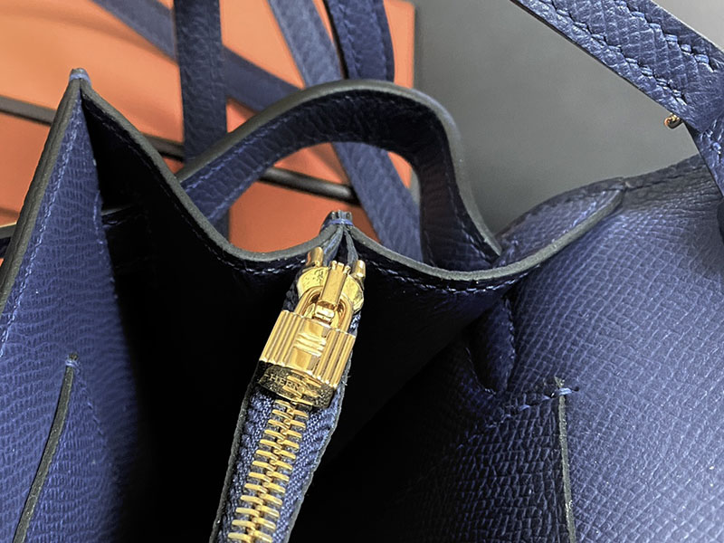エルメス ケリーウォレット ロング 定価 HERMES ケリーウォレット ロング トゥーゴー ブルーブライトン ヴォーエプソン ゴールド金具 2524335 - 画像 (5)