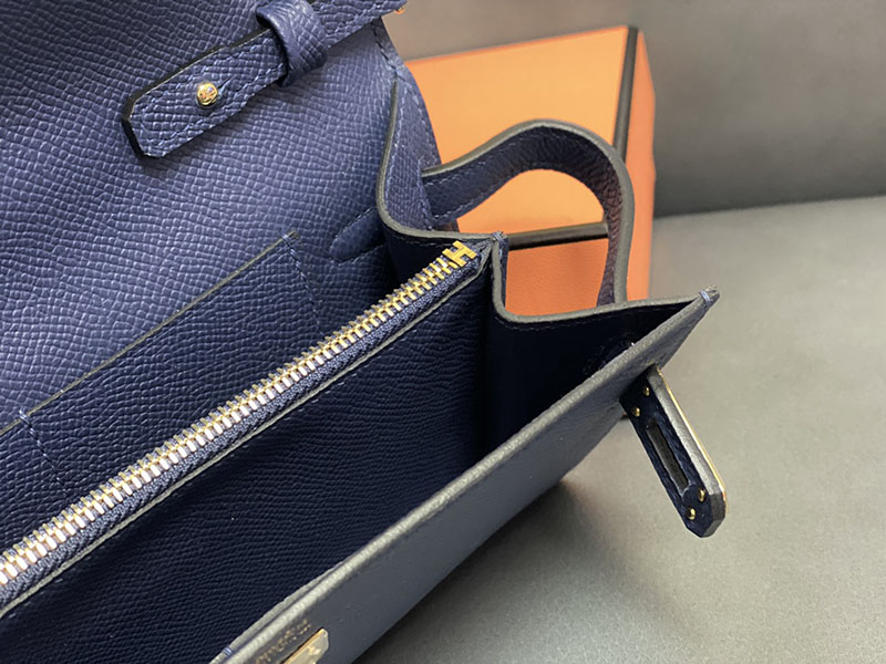エルメス ケリーウォレット ロング 定価 HERMES ケリーウォレット ロング トゥーゴー ブルーブライトン ヴォーエプソン ゴールド金具 2524335 - 画像 (3)
