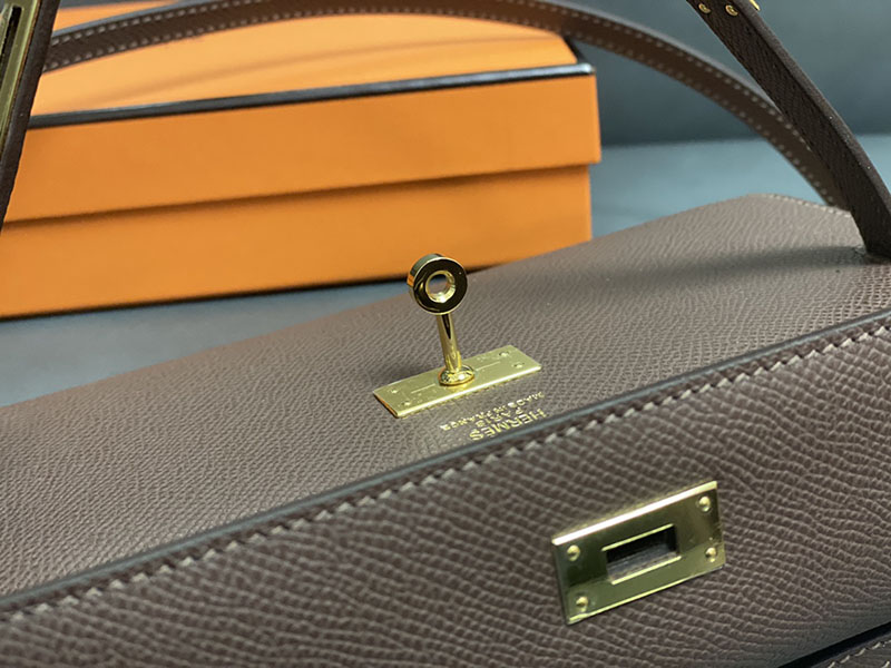 エルメス ケリーウォレット ロング 定価 HERMES ケリーウォレット ロング トゥーゴー ブラウン ヴォーエプソン ゴールド金具 2524336 - 画像 (5)