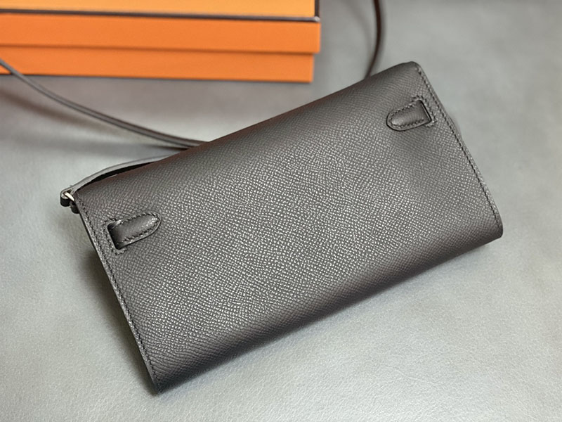 エルメス ケリー トゥー ゴー 定価 HERMES ケリーウォレット ロング トゥーゴー 黒 ブラック ヴォーエプソン シルバー金具 2524338 - 画像 (8)