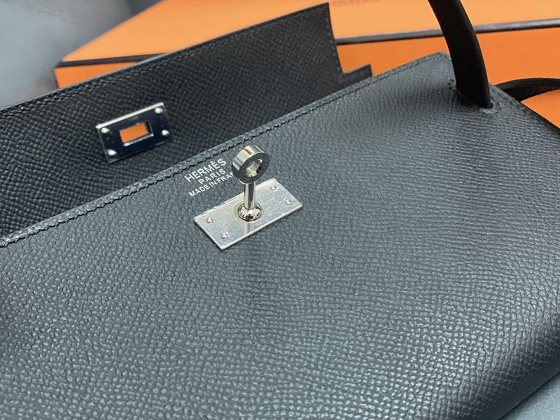 エルメス ケリー トゥー ゴー 定価 HERMES ケリーウォレット ロング トゥーゴー 黒 ブラック ヴォーエプソン シルバー金具 2524338 - 画像 (3)