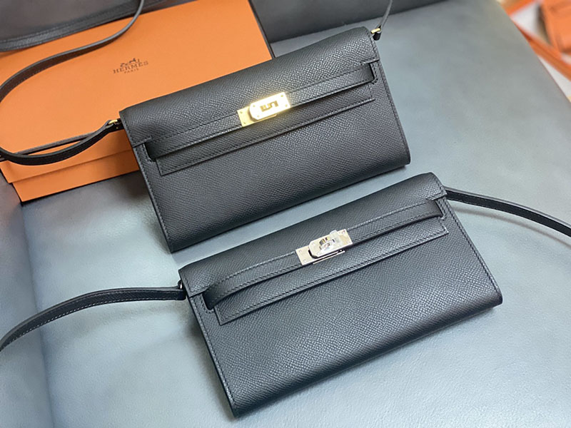 エルメス ケリー トゥー ゴー 定価 HERMES ケリーウォレット ロング トゥーゴー 黒 ブラック ヴォーエプソン シルバー金具 2524338 - 画像 (2)
