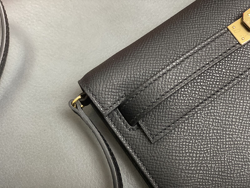 エルメス ケリーウォレット ロング 定価 HERMES ケリーウォレット ロング トゥーゴー 黒 ブラック ヴォーエプソン ゴールド金具 2524339 - 画像 (9)