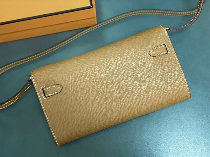 エルメス ケリーウォレット ロング 定価 HERMES ケリーウォレット ロング トゥーゴー ゴールド ヴォーエプソン ゴールド金具 2524340 - 画像 (8)