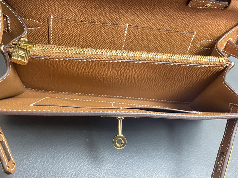 エルメス ケリーウォレット ロング 定価 HERMES ケリーウォレット ロング トゥーゴー ゴールド ヴォーエプソン ゴールド金具 2524340 - 画像 (3)