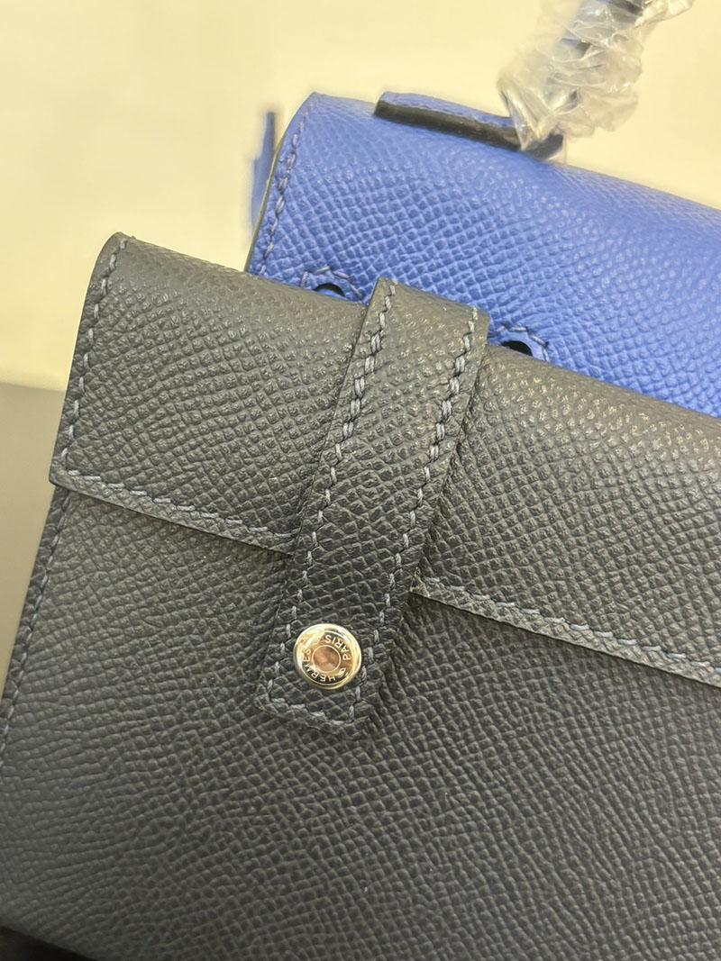 エルメス ケリードール 定価 HERMES ケリードールピクト ブルーロイヤル/ナタ/ゴールド/ブルーインディゴ エプソン シルバー金具 2524389 - 画像 (6)