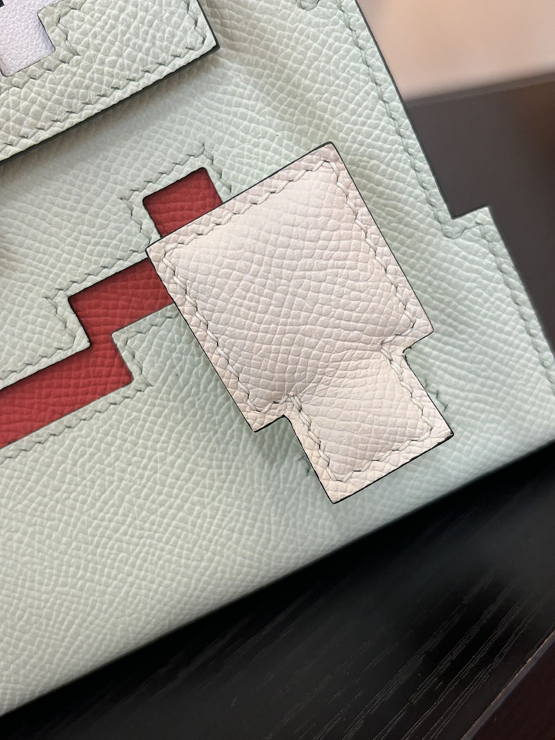 エルメス ケリードール 定価 HERMES ケリードールピクト ヴェールフィズ×ヴェールエイド×ナタ×ローズテキサス エプソン シルバー金具 2524390 - 画像 (3)