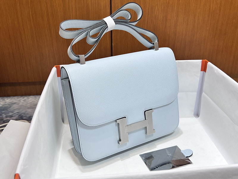 エルメススーパーコピー コンスタンス24 定価 HERMES コンスタンス1 24MM ブルーブリュム ヴォーエプソン シルバー金具 2524475 - 画像 (9)