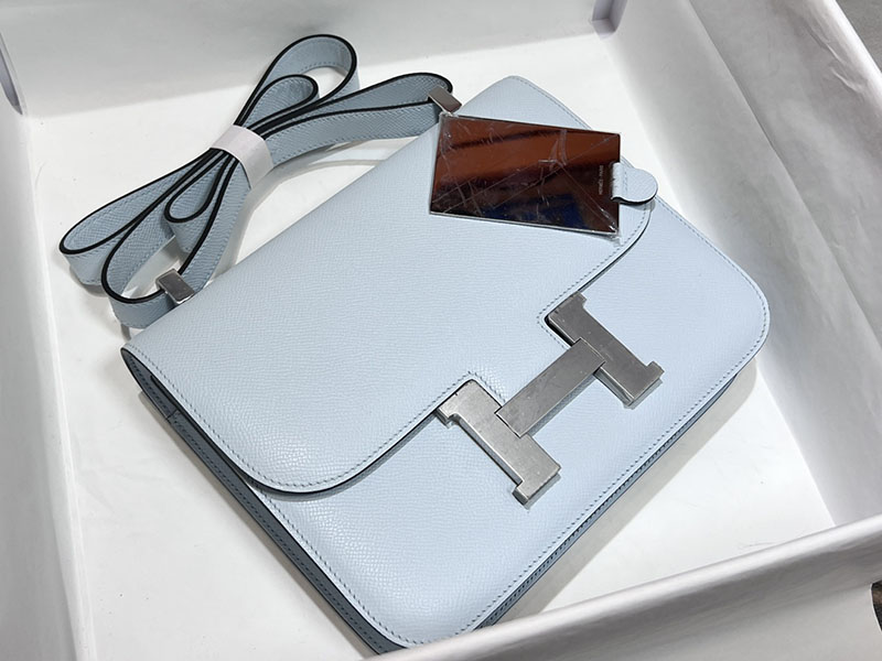 エルメススーパーコピー コンスタンス24 定価 HERMES コンスタンス1 24MM ブルーブリュム ヴォーエプソン シルバー金具 2524475 - 画像 (7)