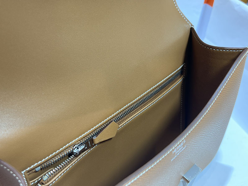 エルメススーパーコピー コンスタンス24 定価 HERMES コンスタンス1 24MM ゴールド ヴォーエプソン シルバー金具 2524480 - 画像 (4)