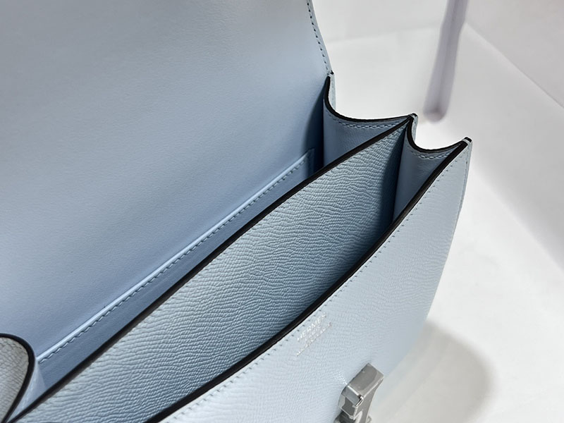 エルメススーパーコピー コンスタンス ミニ 定価 HERMES コンスタンス1 ミニ アズール ヴォーエプソン シルバー金具 2524490 - 画像 (2)