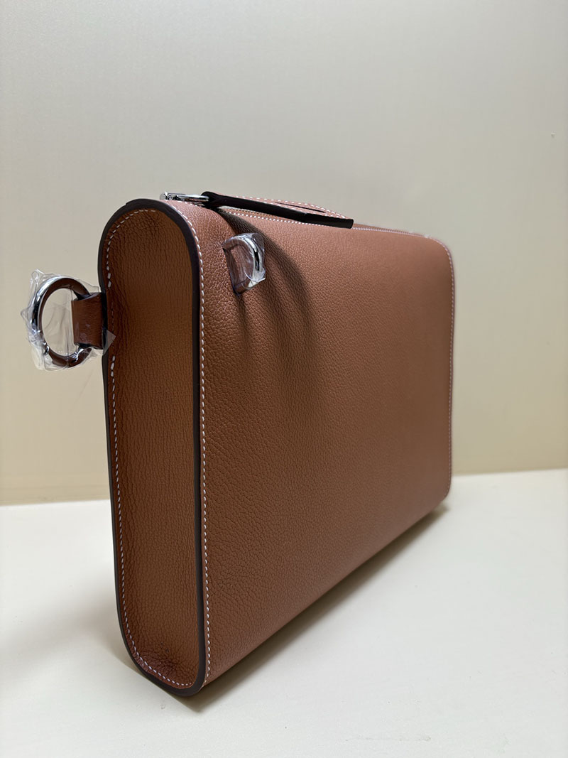 エルメス メンズバッグ HERMES ボリトショルダーバッグ Bolittle Bag ゴールド エバーカラー シルバー金具 2524502 - 画像 (4)