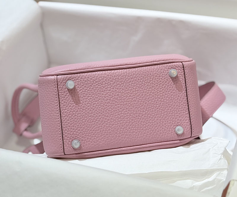 エルメス バッグ ショルダー リンディミニ 定価 HERMES ミニリンディ モーヴシルベストル トリヨンクレマンス シルバー金具 2524523 - 画像 (7)