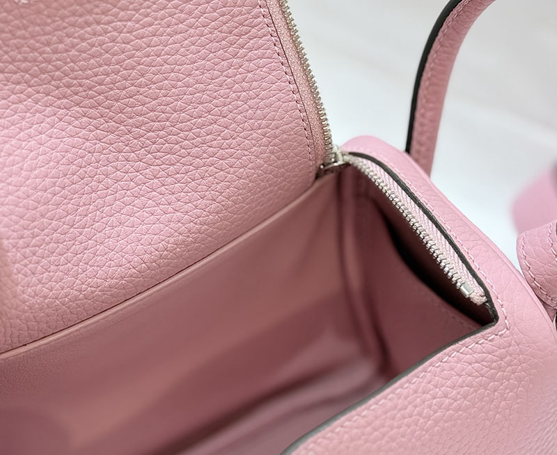 エルメス バッグ ショルダー リンディミニ 定価 HERMES ミニリンディ モーヴシルベストル トリヨンクレマンス シルバー金具 2524523 - 画像 (2)