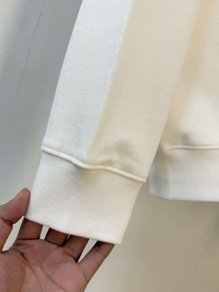 GUCCI グッチ コットンジャージー プリント フーデッド スウェットシャツ ホワイト 2524554 グッチ パーカー アウトレット - 画像 (5)