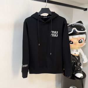 Miumiu パーカー 黒