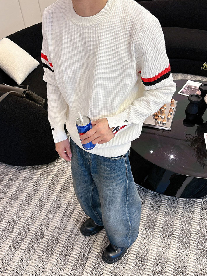 最高級トムブラウンスーパーコピー トムブラウンセーターコピー セーター ホワイト 2524592 トムブラウン セーター メンズ - 画像 (6)