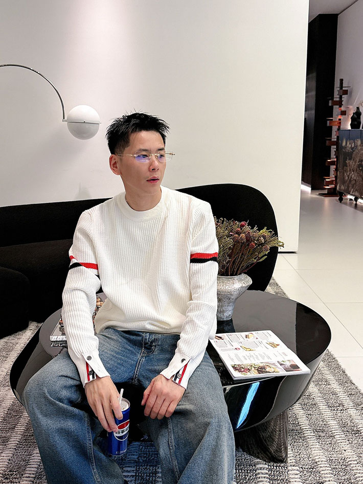 最高級トムブラウンスーパーコピー トムブラウンセーターコピー セーター ホワイト 2524592 トムブラウン セーター メンズ - 画像 (5)