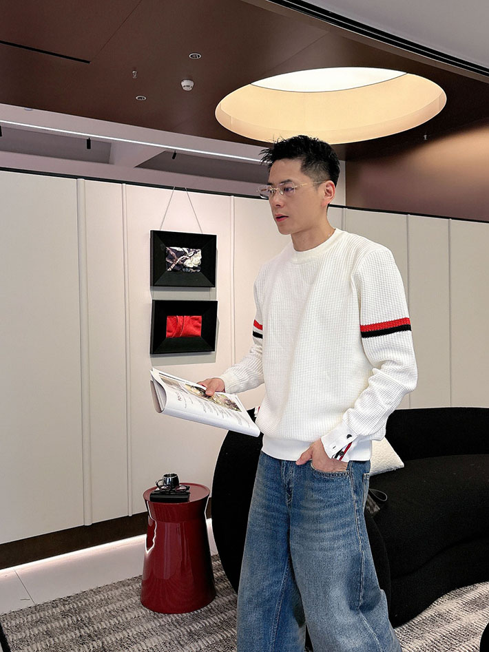 最高級トムブラウンスーパーコピー トムブラウンセーターコピー セーター ホワイト 2524592 トムブラウン セーター メンズ - 画像 (2)