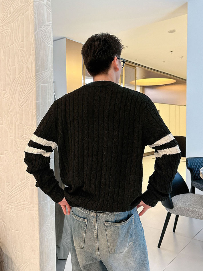 最高級モンクレールスーパーコピー モンクレールトレーナーコピー セーター ネイビー/ブラック 2524613 セーター ブランド メンズ 高級 - 画像 (9)