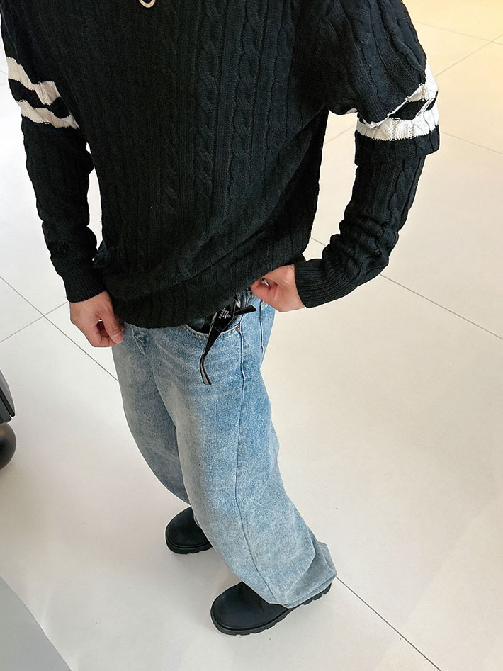 最高級モンクレールスーパーコピー モンクレールトレーナーコピー セーター ネイビー/ブラック 2524613 セーター ブランド メンズ 高級 - 画像 (8)