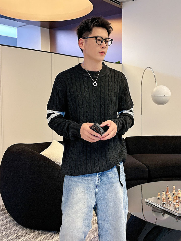 最高級モンクレールスーパーコピー モンクレールトレーナーコピー セーター ネイビー/ブラック 2524613 セーター ブランド メンズ 高級 - 画像 (2)